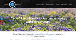 Desktop Screenshot of circlecranch.com